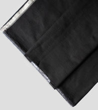 Load image into Gallery viewer, Black Handloom Cotton Jamdani Saree-Blouse Piece