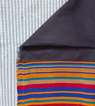 Load image into Gallery viewer, Black Multicolour Border N Jute Ghicha Pallu Handloom Cotton Saree-Blouse Piece