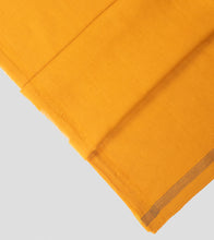 Load image into Gallery viewer, Orange Handloom Cotton Jamdani Saree-Blouse Piece