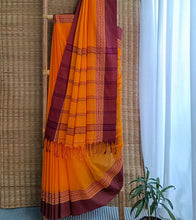 Load image into Gallery viewer, Copy of Black Linen Zari Saree