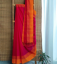 Load image into Gallery viewer, Copy of Black Linen Zari Saree