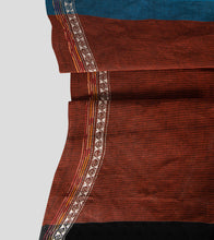 Load image into Gallery viewer, Brown Missing Weave Khesh Kantha Saree-Blouse Piece