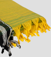Load image into Gallery viewer, Mango Green Begumpuri Cotton Saree-Tassel