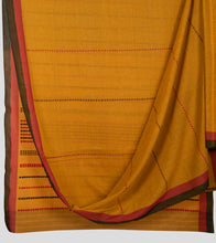 Load image into Gallery viewer, Mustard Begumpuri Cotton Saree-Body