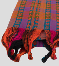 Load image into Gallery viewer, Peacock Blue Begumpuri Cotton Saree-Tassel