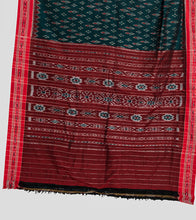 Load image into Gallery viewer, Green N Red Sambalpuri Cotton Saree-Pallu