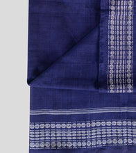 Load image into Gallery viewer, Blue Sambalpuri Cotton Saree-Blouse Piece