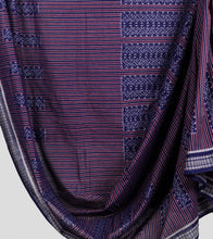 Load image into Gallery viewer, Blue Sambalpuri Cotton Saree-Body