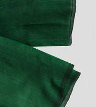 Load image into Gallery viewer, Green Bengal Silk Cotton Jamdani Saree-Blouse Piece