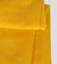 Load image into Gallery viewer, Yellow Neemzari Silk Cotton Saree-Blouse Piece