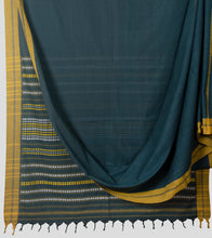 Load image into Gallery viewer, Teal Begumpuri Cotton Saree-Body